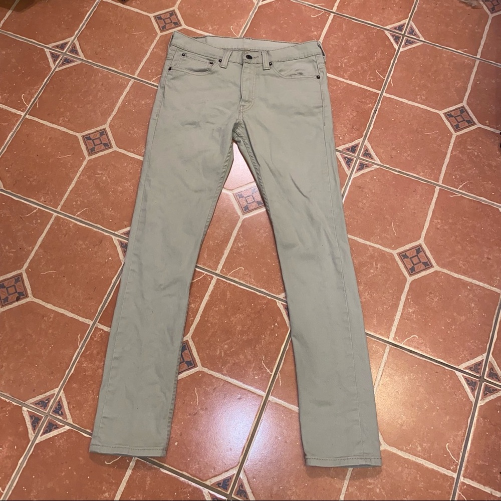 Khaki Levi’s 510 Super Skinny Fit
